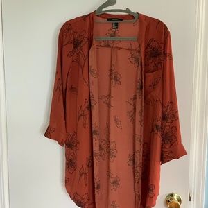 Cover up, lose button down